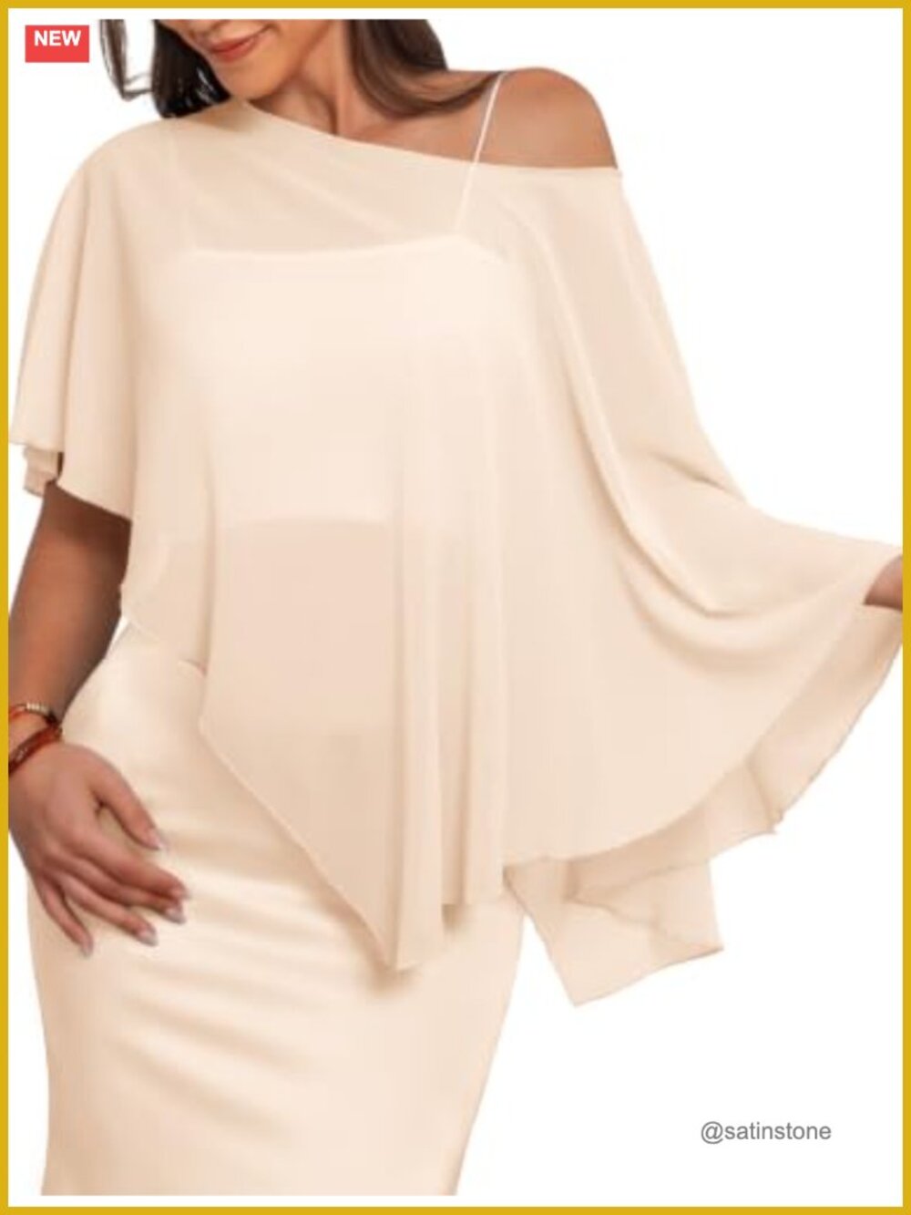 Women's Sheer Chiffon Wrap Pashmina for Wedding Guest Dress Evening Party
